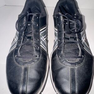 NIKE GOLF SHOES WOMENS SZ 9 DELIGHT IV BLACK/WHITE/GREY SOFT SPIKE 549583-001